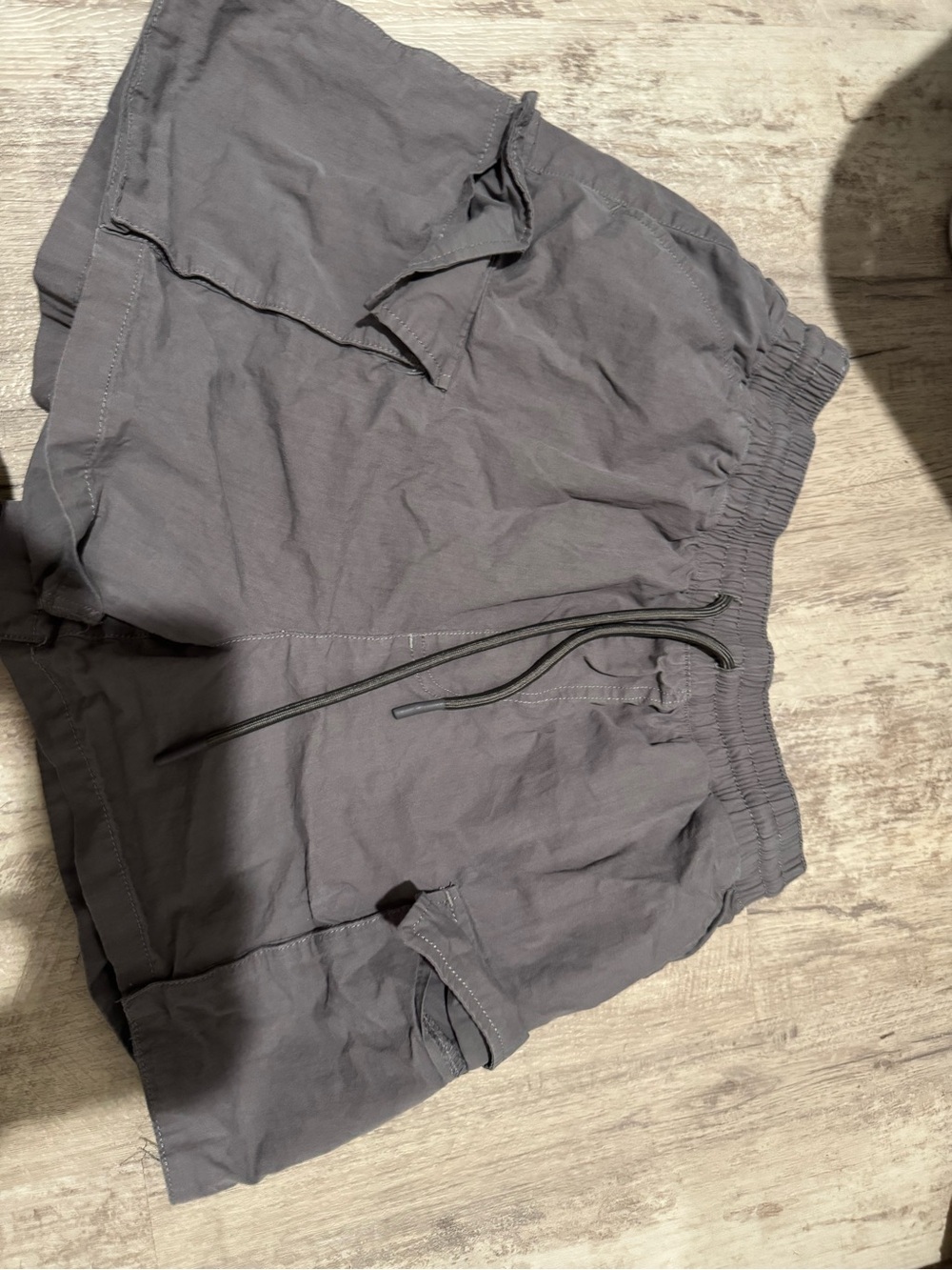 Forever 21 Gray cargo Drawstring Shorts